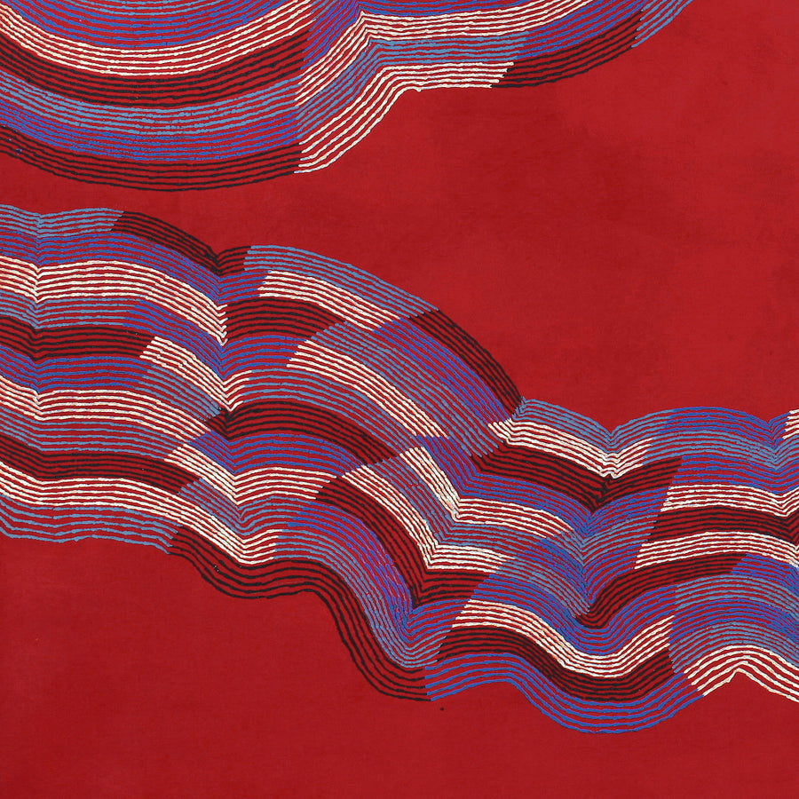 Aboriginal Artwork by Flora Nakamarra Brown, Mina Mina Jukurrpa - Ngalyipi, 107x107cm