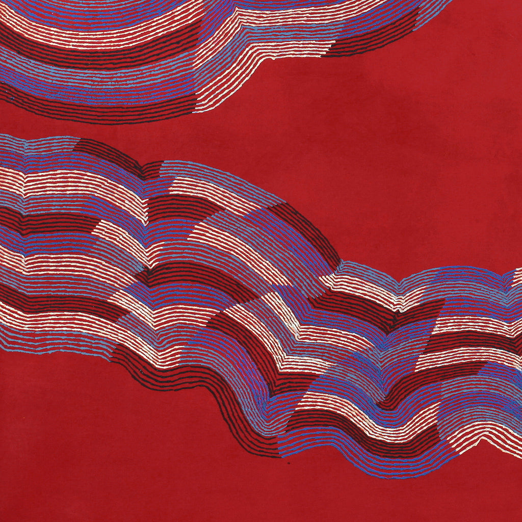 Aboriginal Artwork by Flora Nakamarra Brown, Mina Mina Jukurrpa - Ngalyipi, 107x107cm - ART ARK®