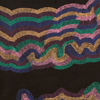 Aboriginal Artwork by Flora Nakamarra Brown, Mina Mina Jukurrpa - Ngalyipi, 91x91cm