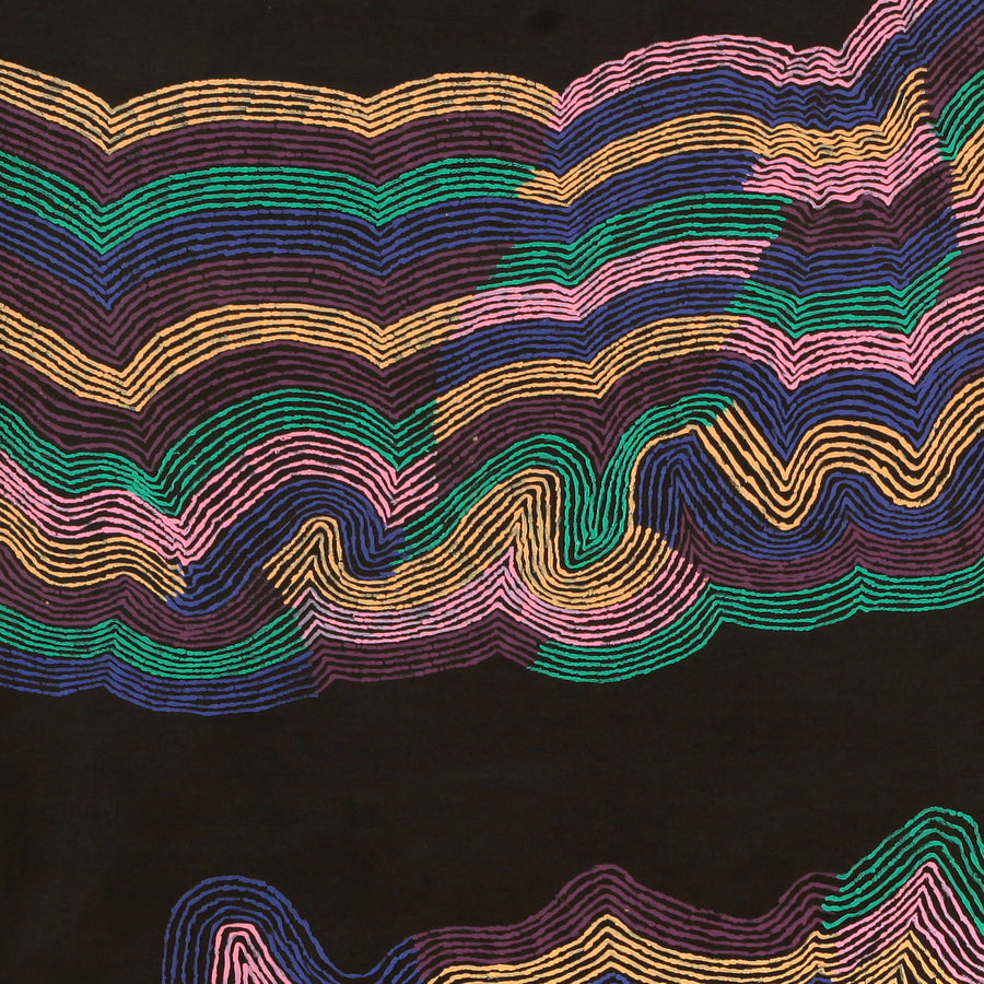 Aboriginal Artwork by Flora Nakamarra Brown, Mina Mina Jukurrpa - Ngalyipi, 91x91cm