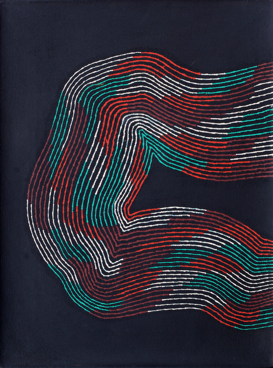 Aboriginal Artwork by Flora Nakamarra Brown, Mina Mina Jukurrpa - Ngalyipi, 61x46cm