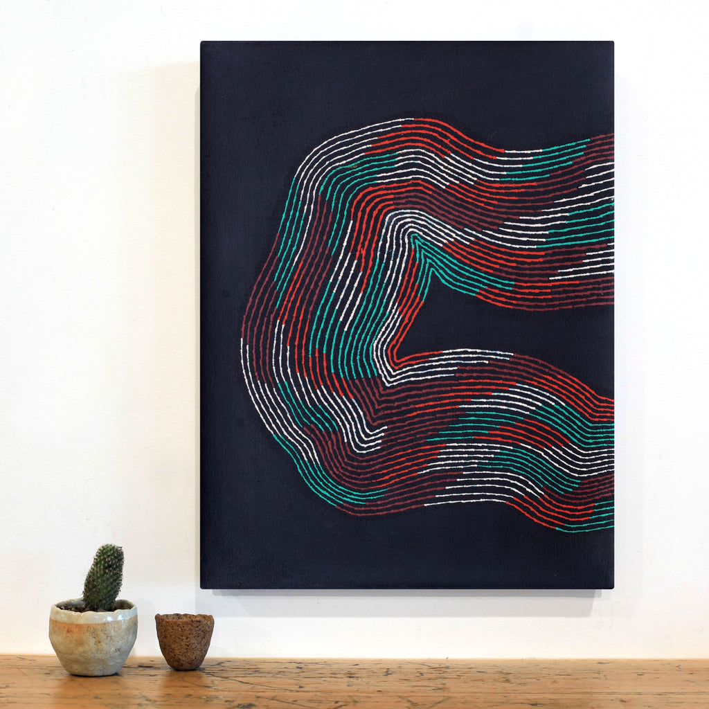 Aboriginal Artwork by Flora Nakamarra Brown, Mina Mina Jukurrpa - Ngalyipi, 61x46cm