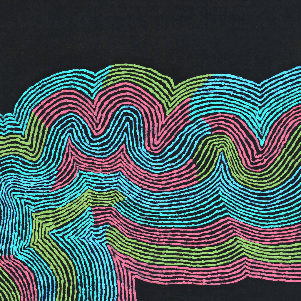 Aboriginal Artwork by Flora Nakamarra Brown, Mina Mina Jukurrpa - Ngalyipi, 61x46cm