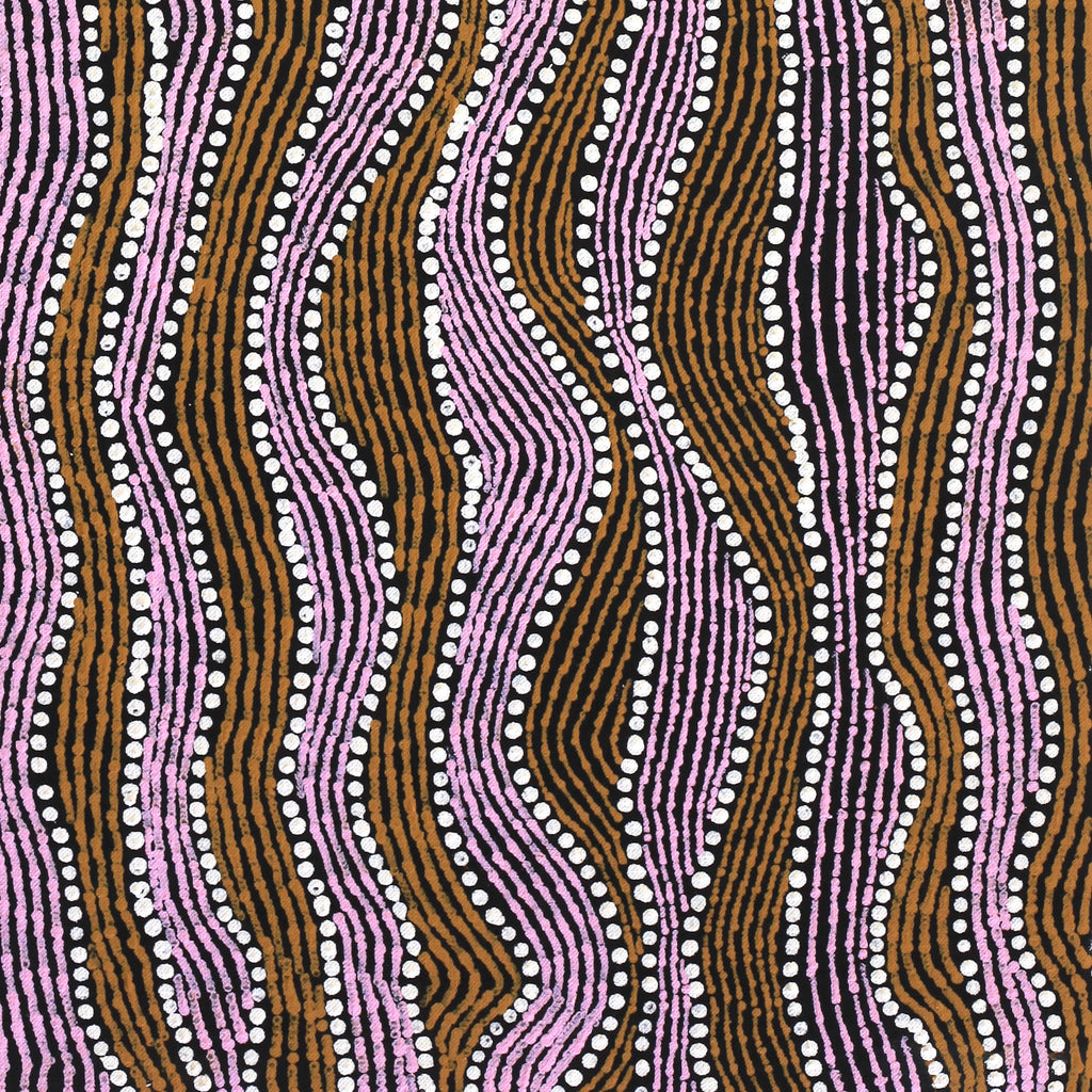 Aboriginal Artwork by Flora Nakamarra Brown, Mina Mina Jukurrpa - Ngalyipi, 91x30cm