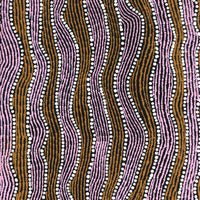 Aboriginal Artwork by Flora Nakamarra Brown, Mina Mina Jukurrpa - Ngalyipi, 91x30cm