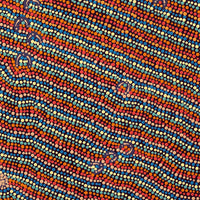 Aboriginal Artwork by Florence Nungarrayi Tex, Lappi Lappi Jukurrpa, 107x46cm