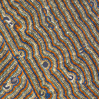 Aboriginal Artwork by Florence Nungarrayi Tex, Lappi Lappi Jukurrpa, 122x61cm