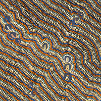Aboriginal Artwork by Florence Nungarrayi Tex, Lappi Lappi Jukurrpa, 122x61cm