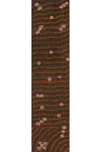 Aboriginal Artwork by Florence Nungarrayi Tex, Lappi Lappi Jukurrpa,183x46cm - ART ARK®