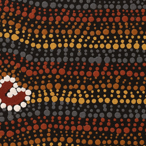 Aboriginal Art by Florence Nungarrayi Tex, Lappi Lappi Jukurrpa,183x46cm - ART ARK®