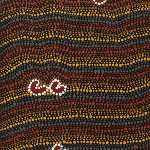 Aboriginal Artwork by Florence Nungarrayi Tex, Lappi Lappi Jukurrpa,183x46cm - ART ARK®
