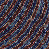 Aboriginal Artwork by Florence Nungarrayi Tex, Lappi Lappi Jukurrpa, 46x46cm