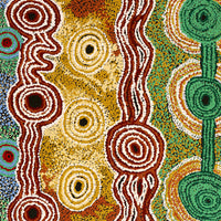 Aboriginal Artwork by Francie Ingkatji, Wanampi Tjukurrpa, 101x76cm