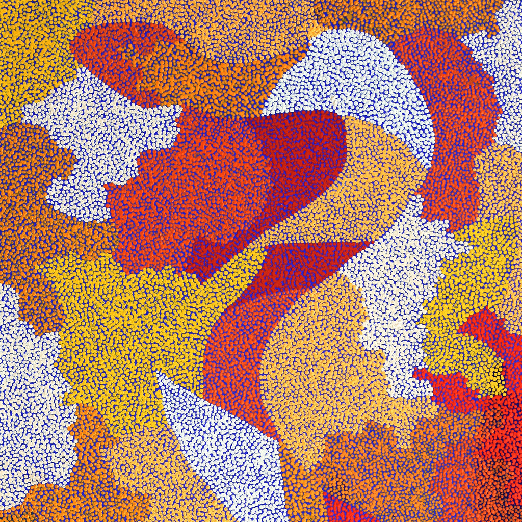 Aboriginal Artwork by Francis Marshall, Wanampi Tjukurrpa (Snake Dreaming), 152x76cm