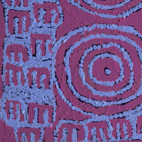 Aboriginal Artwork by Frank Japanangka, Janganpa Jukurrpa (Brush-tail Possum Dreaming) - Mawurrji, 30.5x30.5cm