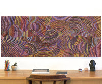 Aboriginal Artwork by Grace Napangardi Butcher, Pikilyi Jukurrpa (Vaughan Springs Dreaming), 152x61cm