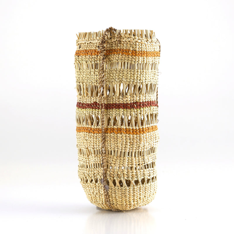 Aboriginal Artwork by Garrawarra Munyarryun, Bathi (woven basket)