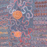 Aboriginal Artwork by Gayle Napangardi Gibson, Mina Mina Jukurrpa - Ngalyipi, 182x107cm