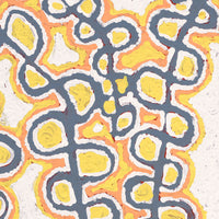 Aboriginal Artwork by Gayle Napangardi Gibson, Mina Mina Jukurrpa - Ngalyipi, 30x30cm