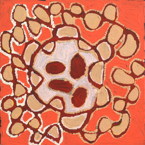 Aboriginal Artwork by Gayle Napangardi Gibson, Mina Mina Jukurrpa -  Ngalyipi, 30x30cm - ART ARK®