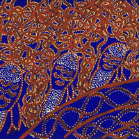 Aboriginal Artwork by Geraldine Napangardi Granites, Ngalyipi Jukurrpa (Snake Vine Dreaming) - Purturlu, 91x30cm