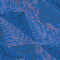 Aboriginal Artwork by Geraldine Napurrurla Wilson, Yawakiyi Jukurrpa (Native Currant Dreaming), 46x46cm