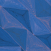 Aboriginal Artwork by Geraldine Napurrurla Wilson, Yawakiyi Jukurrpa (Native Currant Dreaming), 46x46cm