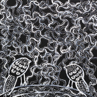 Aboriginal Artwork by Geraldine Napangardi Granites, Jurlpu kuja kalu nyinami Yurntumu-wana, 30x30cm