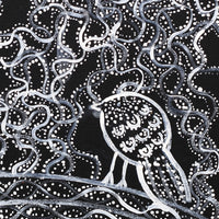 Aboriginal Artwork by Geraldine Napangardi Granites, Jurlpu kuja kalu nyinami Yurntumu-wana, 30x30cm