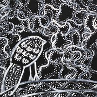 Aboriginal Artwork by Geraldine Napangardi Granites, Jurlpu kuja kalu nyinami Yurntumu-wana, 30x30cm