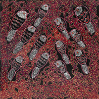 Aboriginal Artwork by Geraldine Napangardi Granites, Ngalyipi Jukurrpa (Snake Vine Dreaming) - Purturlu, 61x61cm