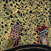 Aboriginal Artwork by Geraldine Napangardi Granites, Jurlpu kuja kalu nyinami Yurntumu-wana, 30x30cm