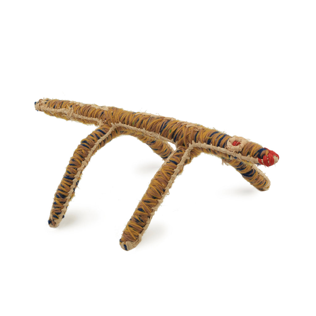 Aboriginal Artwork by Glenys James - Tinka (Lizard) Tjanpi Sculpture - ART ARK®