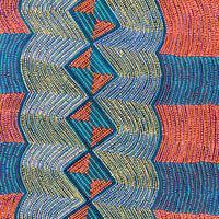 Aboriginal Artwork by Gloria Napangardi Gill, Lukarrara Jukurrpa, 122x76cm