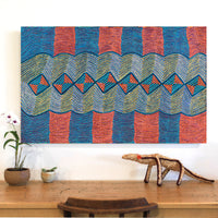 Aboriginal Artwork by Gloria Napangardi Gill, Lukarrara Jukurrpa, 122x76cm