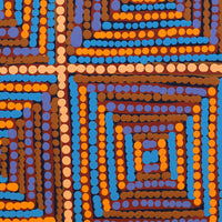 Aboriginal Artwork by Gloria Napangardi Gill, Lukarrara Jukurrpa, 30x30cm