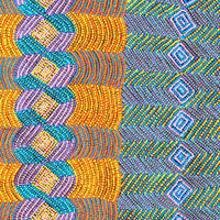 Aboriginal Artwork by Gloria Napangardi Gill, Lukarrara Jukurrpa, 107x91cm