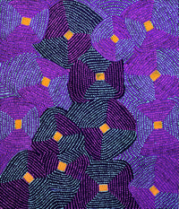 Aboriginal Artwork by Gloria Napangardi Gill, Lukarrara Jukurrpa, 107x91cm