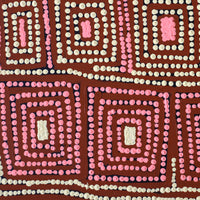 Aboriginal Artwork by Gloria Napangardi Gill, Lukarrara Jukurrpa, 30x30cm