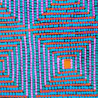 Aboriginal Artwork by Gloria Napangardi Gill, Lukarrara Jukurrpa, 30x30cm