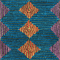 Aboriginal Artwork by Gloria Napangardi Gill, Lukarrara Jukurrpa, 30x30cm