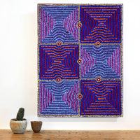 Aboriginal Artwork by Gloria Napangardi Gill, Lukarrara Jukurrpa, 61x46cm