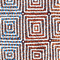 Aboriginal Artwork by Gloria Napangardi Gill, Lukarrara Jukurrpa, 30x30cm