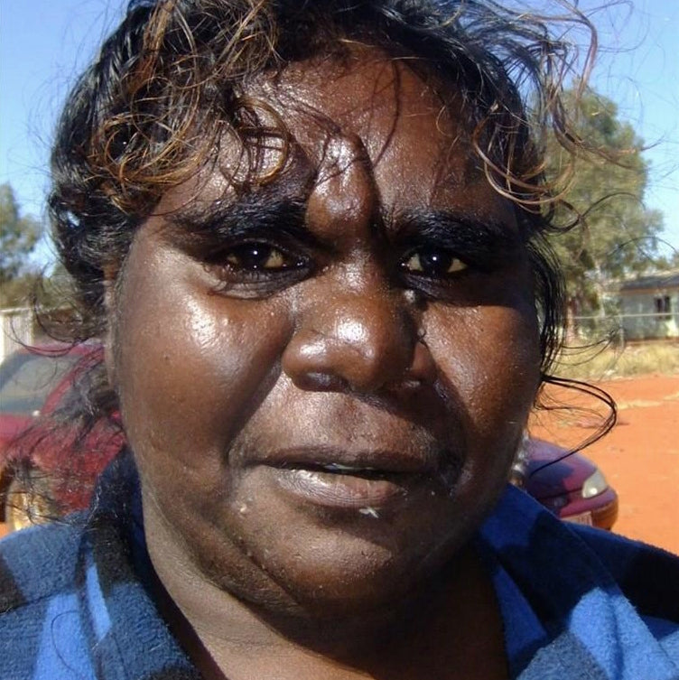 Aboriginal Artwork by Gloria Napangardi Gill, Lukarrara Jukurrpa, 91x61cm