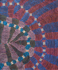 Aboriginal Artwork by Gloria Napangardi Gill, Lukarrara Jukurrpa, 91x76cm