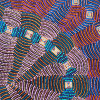 Aboriginal Artwork by Gloria Napangardi Gill, Lukarrara Jukurrpa, 91x76cm