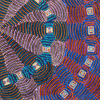 Aboriginal Artwork by Gloria Napangardi Gill, Lukarrara Jukurrpa, 91x76cm