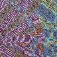 Aboriginal Artwork by Gloria Napangardi Gill, Lukarrara Jukurrpa, 91x91cm