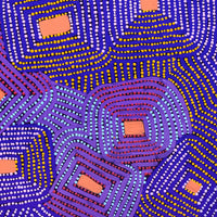 Aboriginal Artwork by Gloria Napangardi Gill, Lukarrara Jukurrpa, 91x91cm