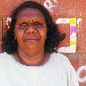 Aboriginal Artwork by Glorine Nungarrayi Martin, Karnta Jukurrpa (Womens Dreaming), 30x30cm - ART ARK®